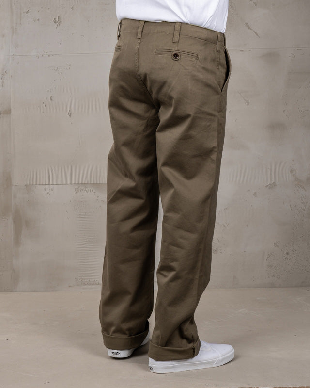 Pike Brothers Loose Fit 1940 Service Chino - Leesville Green | Pike Brothers Chinos & Trousers | JEANSTORE