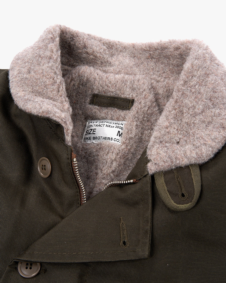 Pike Brothers 1944 N1 Deck Jacket - Waxed Olive