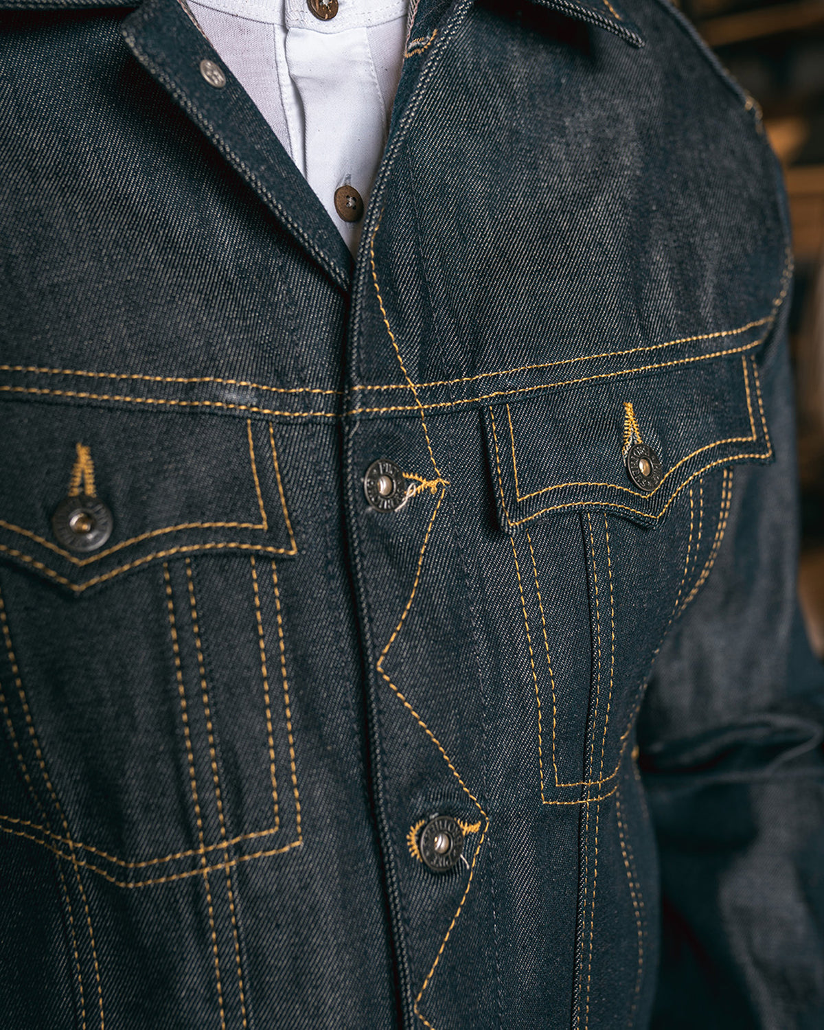 Pike Brothers 1963 Roamer Selvedge Denim Jacket - 11oz Metal