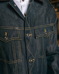 Pike Brothers 1963 Roamer Selvedge Denim Jacket - 11oz Metal
