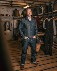 Pike Brothers 1963 Roamer Selvedge Denim Jacket - 11oz Metal
