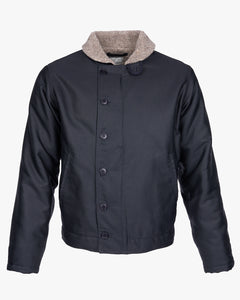 Pike Brothers 1944 N1 Deck Jacket - Waxed Navy