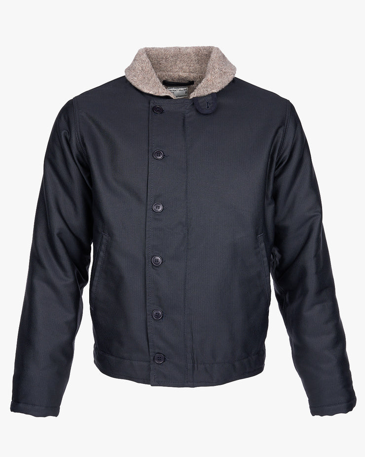 Pike Brothers 1944 N1 Deck Jacket - Waxed Navy