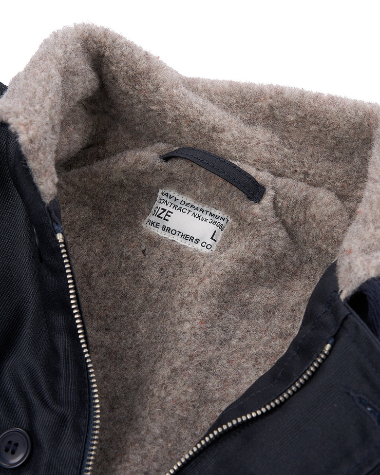 Pike Brothers 1944 N1 Deck Jacket - Waxed Navy