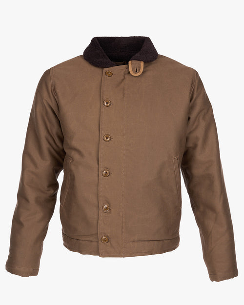 Pike Brothers 1944 N1 Deck Jacket Waxed Khaki