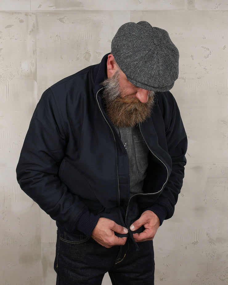 Pike Brothers 1942 Deck Zip Jacket - Dark Blue