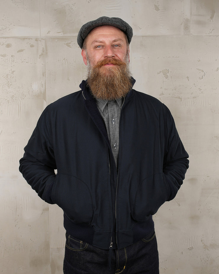 Pike Brothers 1942 Deck Zip Jacket - Dark Blue