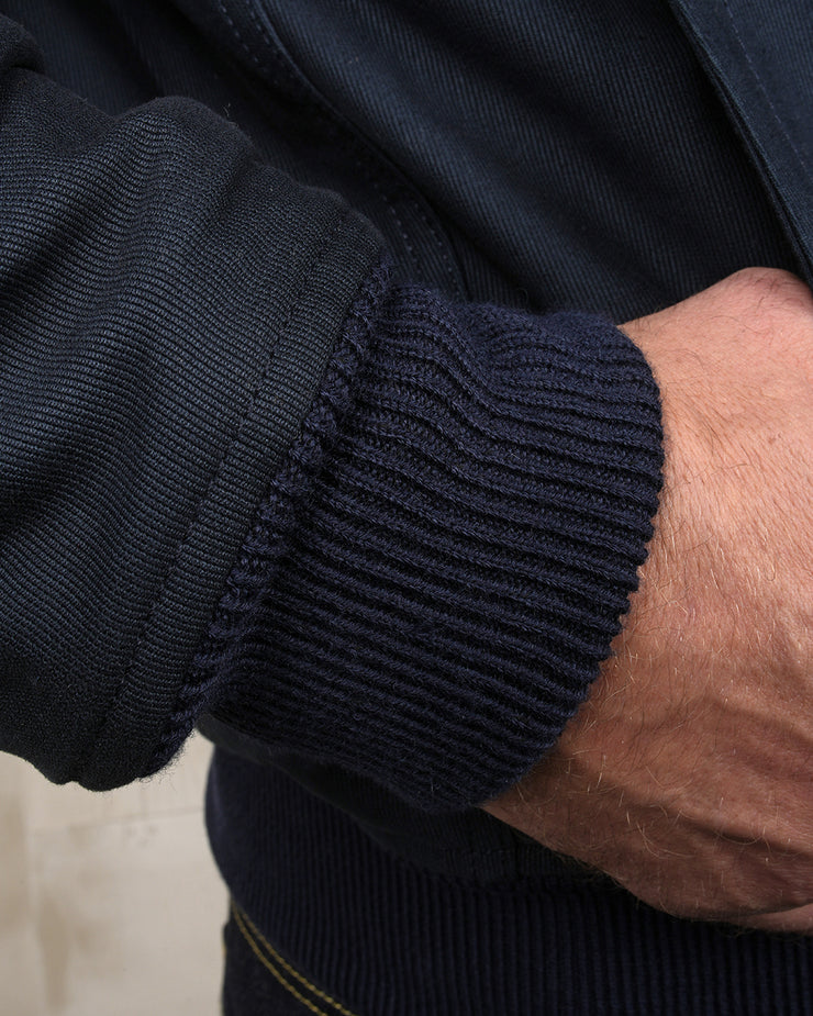 Pike Brothers 1942 Deck Zip Jacket - Dark Blue