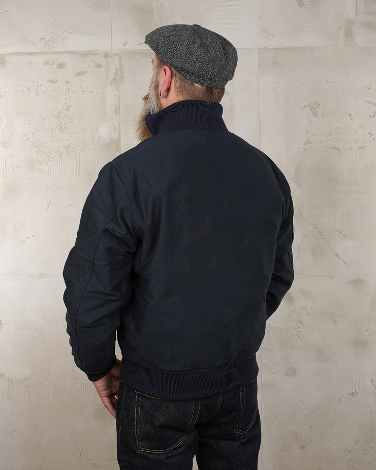 Pike Brothers 1942 Deck Zip Jacket - Dark Blue