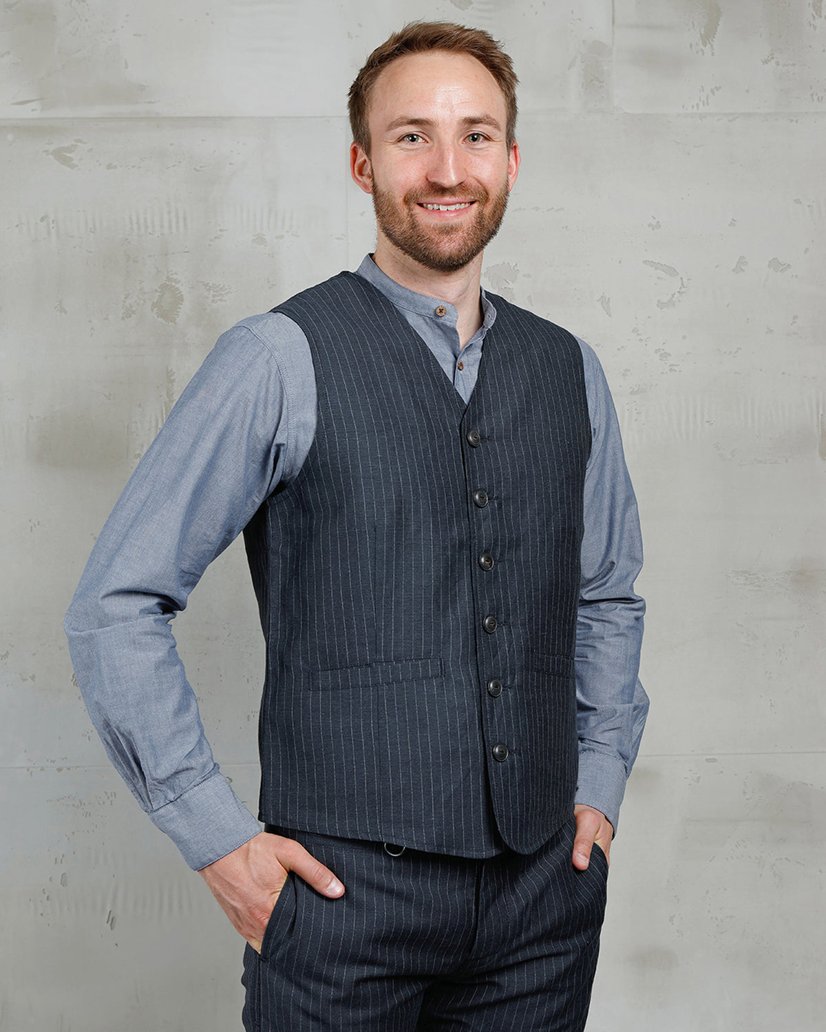 Pike Brothers 1905 Hauler Vest - Chicago Blue