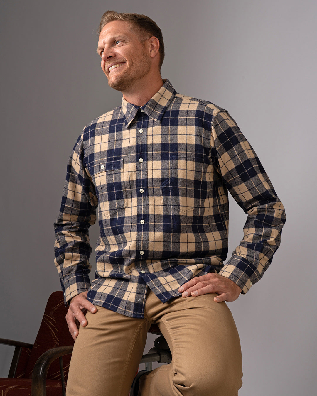 Pike Brothers 1937 Roamer Shirt - Blue Flannel
