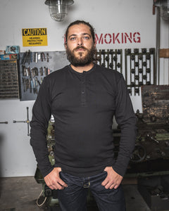 Pike Brothers L/S 1954 Utility Shirt - Faded Black