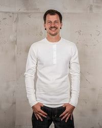 Pike Brothers L/S 1954 Utility Shirt - Ecru | Pike Brothers T Shirts | JEANSTORE