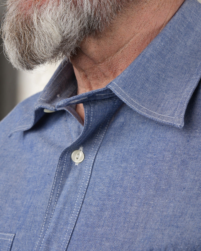 Pike Brothers 1937 Roamer Shirt - Blue Chambray