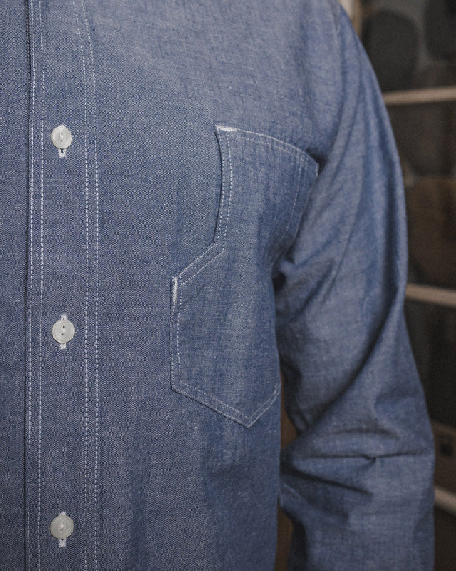 Pike Brothers 1937 Roamer Shirt - Blue Chambray