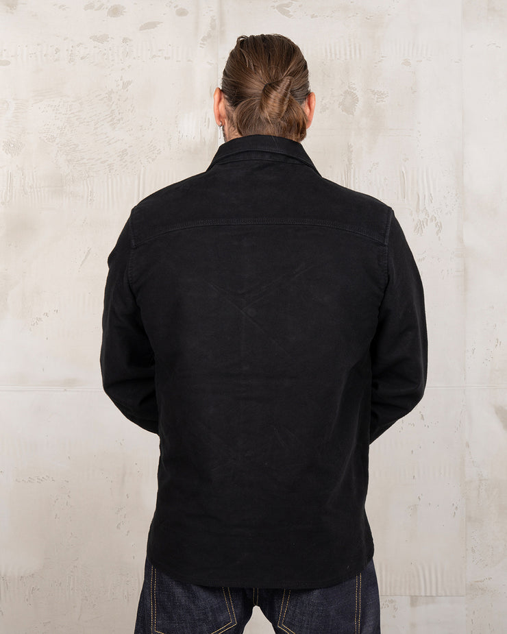 Pike Brothers 1943 CPO Moleskin Shirt - Sulphur Black