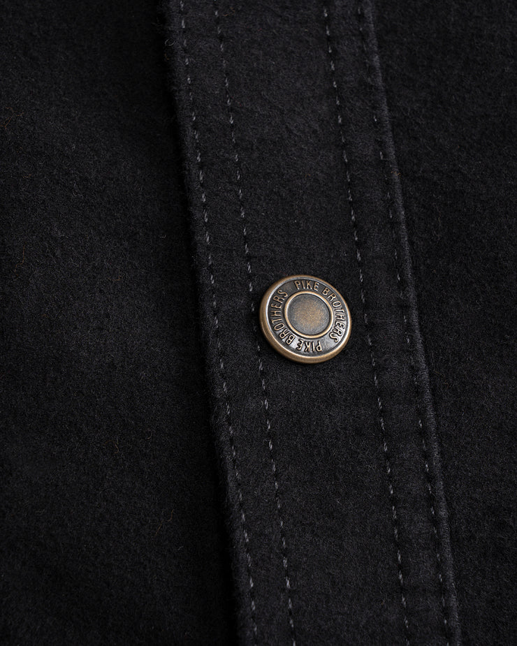 Pike Brothers 1943 CPO Moleskin Shirt - Sulphur Black