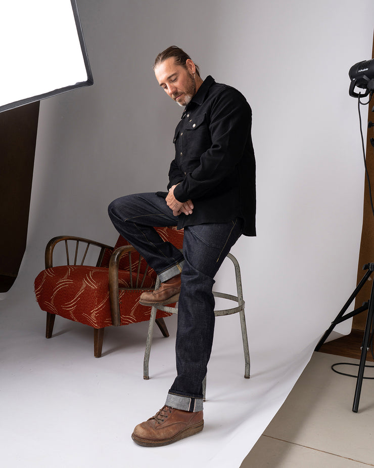 Pike Brothers 1943 CPO Moleskin Shirt - Sulphur Black