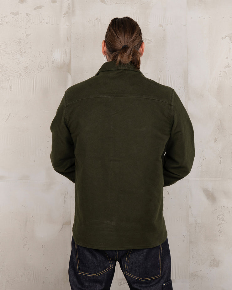 Pike Brothers 1943 CPO Moleskin Shirt - Moss