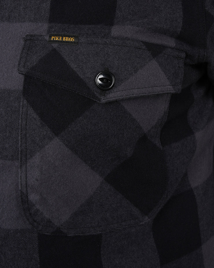 Pike Brothers 1943 CPO Shirt - Buffalo Grey Flannel