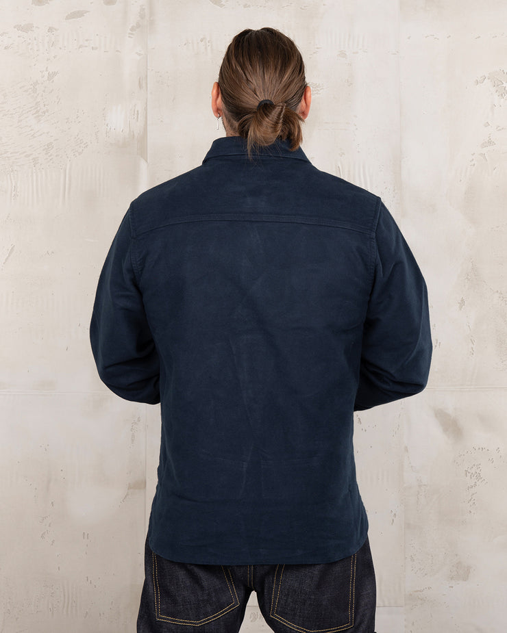 Pike Brothers 1943 CPO Moleskin Shirt - Navy
