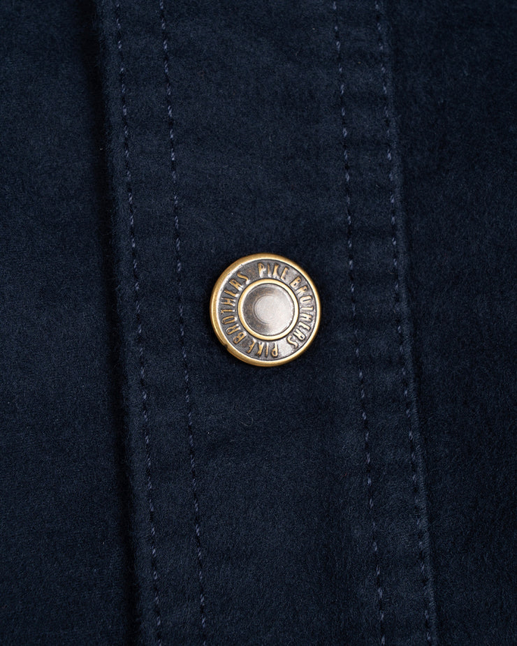 Pike Brothers 1943 CPO Moleskin Shirt - Navy
