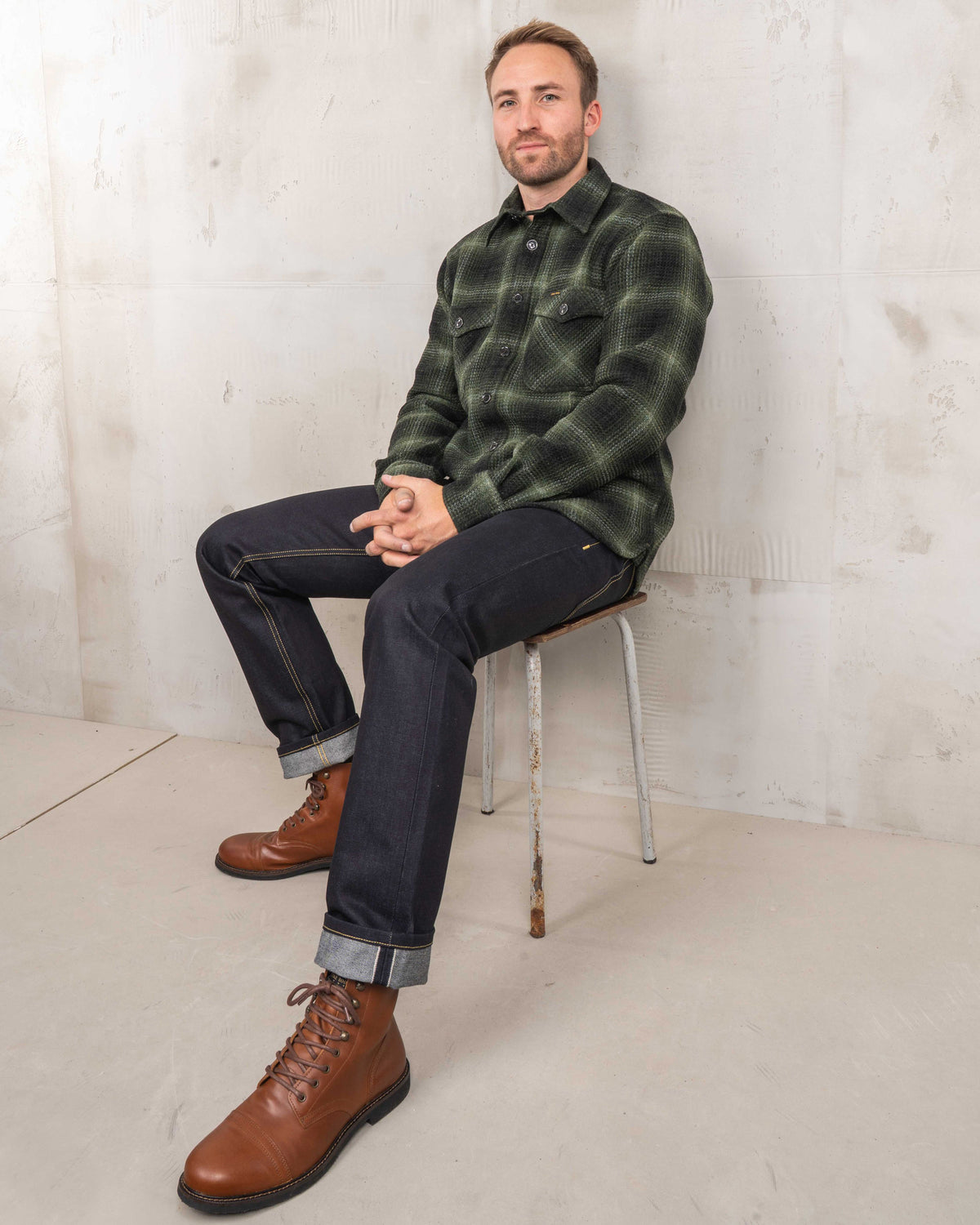 Pike Brothers 1943 CPO Shirt - Logan Green