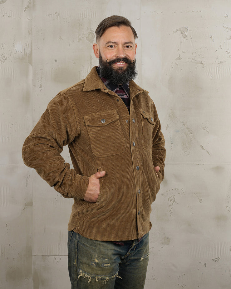 Pike Brothers 1967 CPO Shirt - Light Brass Corduroy