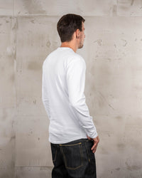 Pike Brothers L/S 1927 Henley Shirt - Pure White | Pike Brothers T Shirts | JEANSTORE