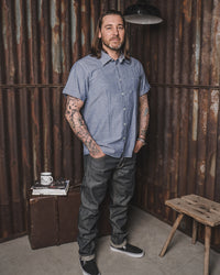 Pike Brothers 1937 S/S Roamer Shirt - Blue Chambray