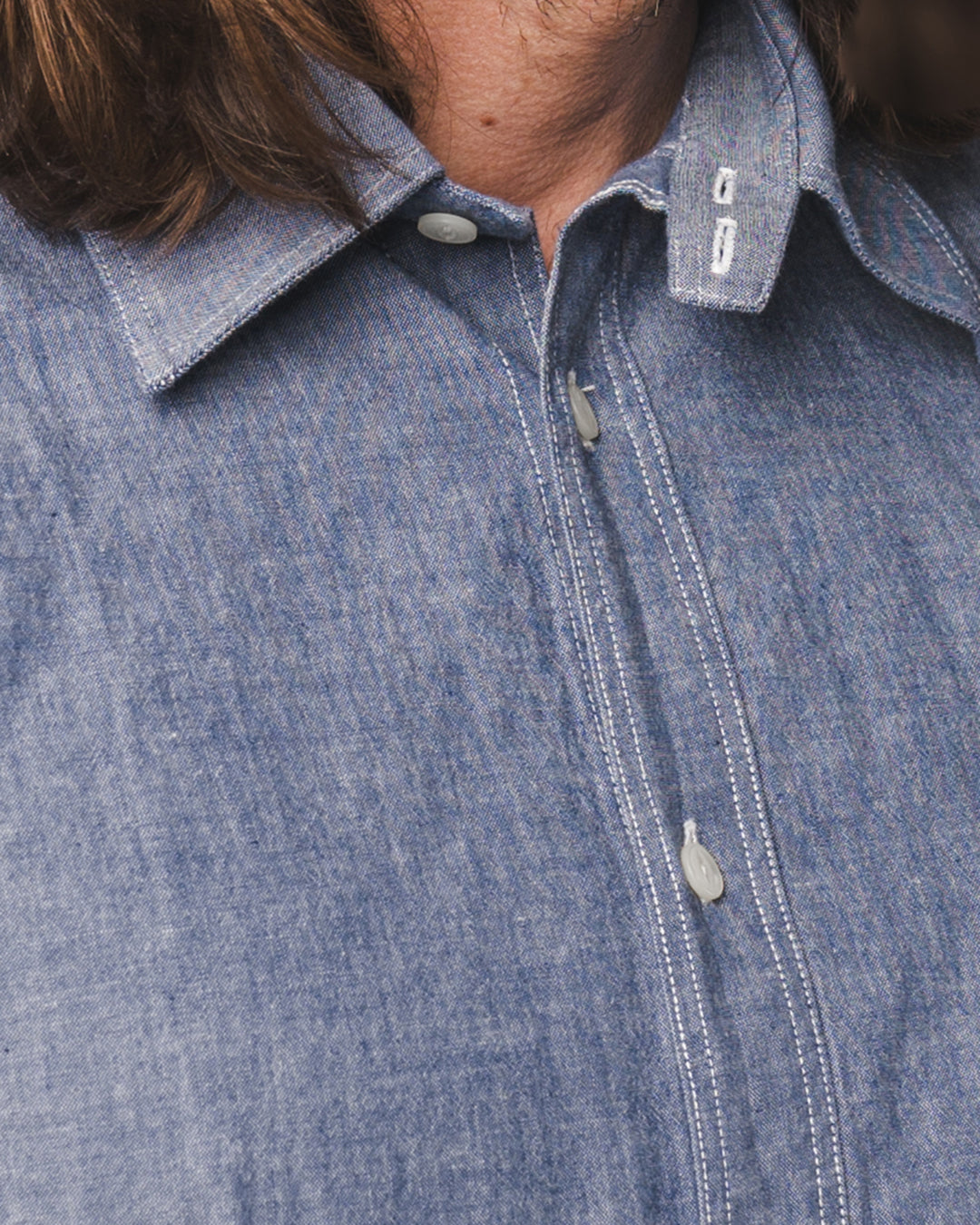 Pike Brothers 1937 S/S Roamer Shirt - Blue Chambray