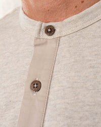 Pike Brothers 1927 S/S Henley Tee - Ecru Melange