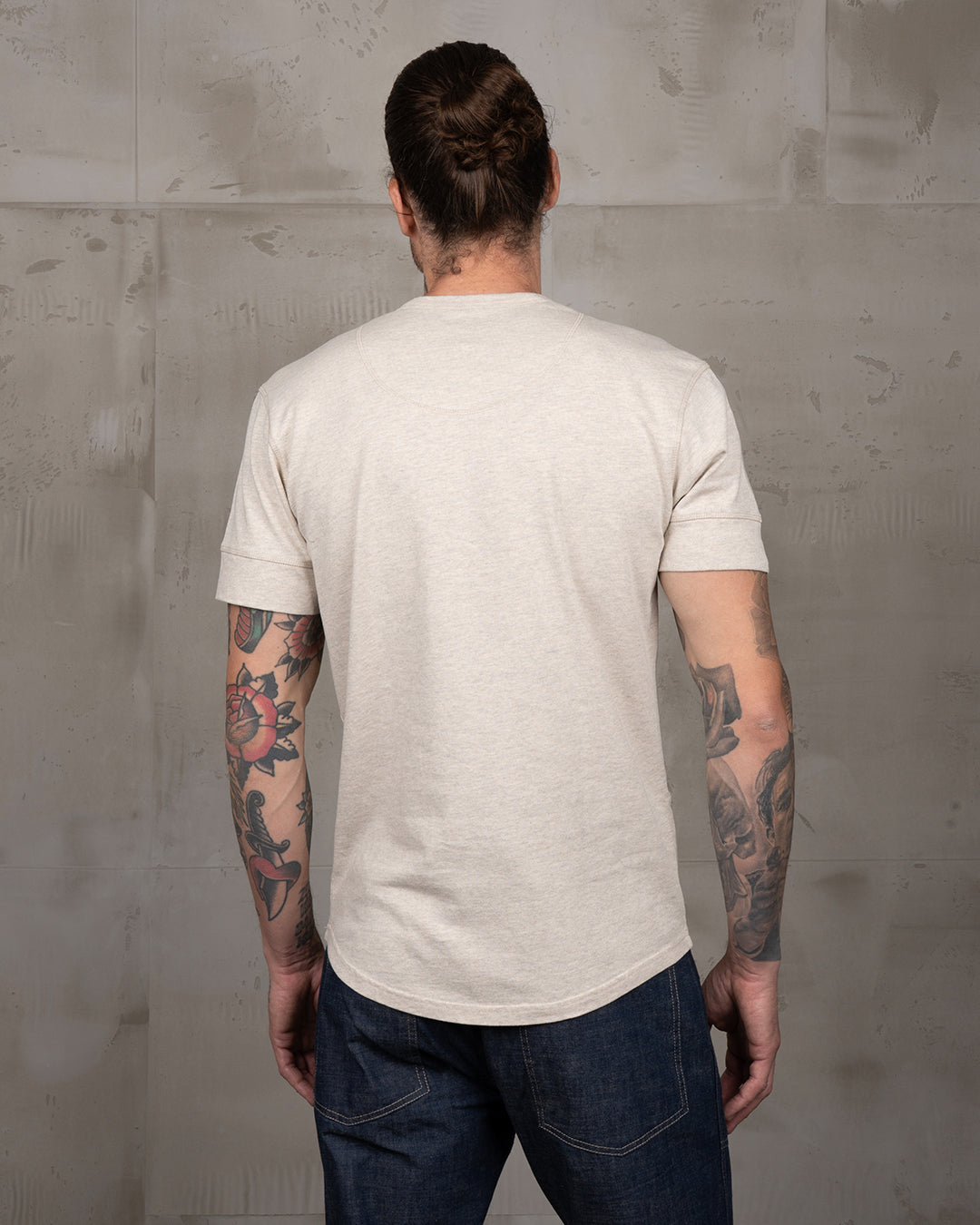 Pike Brothers S/S 1927 Henley Tee - Oatmeal | Pike Brothers T Shirts | JEANSTORE