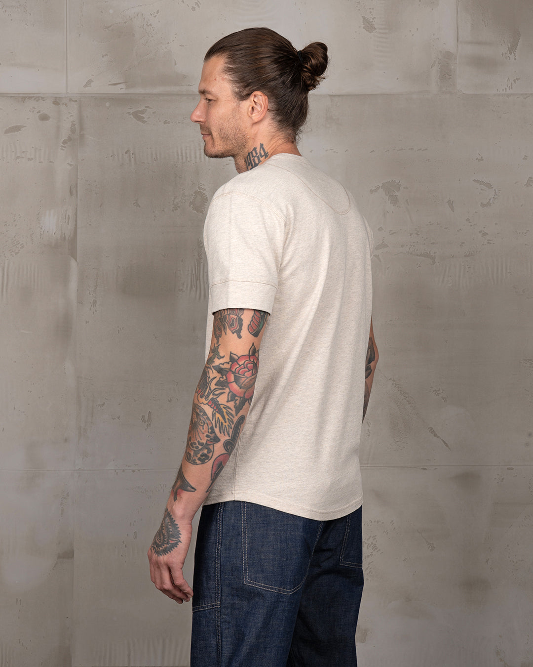 Pike Brothers S/S 1927 Henley Tee - Oatmeal | Pike Brothers T Shirts | JEANSTORE