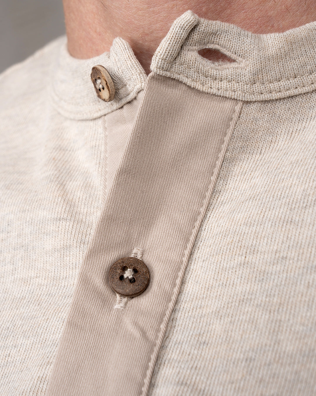 Pike Brothers S/S 1927 Henley Tee - Oatmeal | Pike Brothers T Shirts | JEANSTORE