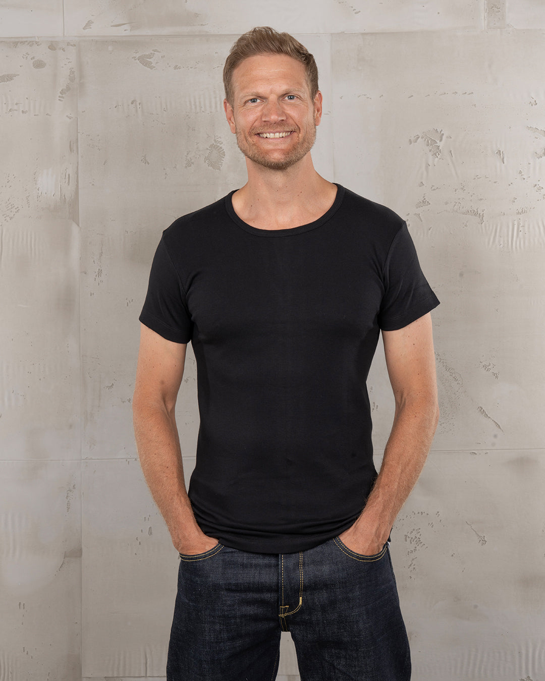 Pike Brothers 2-Pack 1947 Round Neck Tee - Black