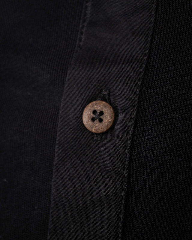 Pike Brothers S/S 1927 Henley Tee - Deep Black