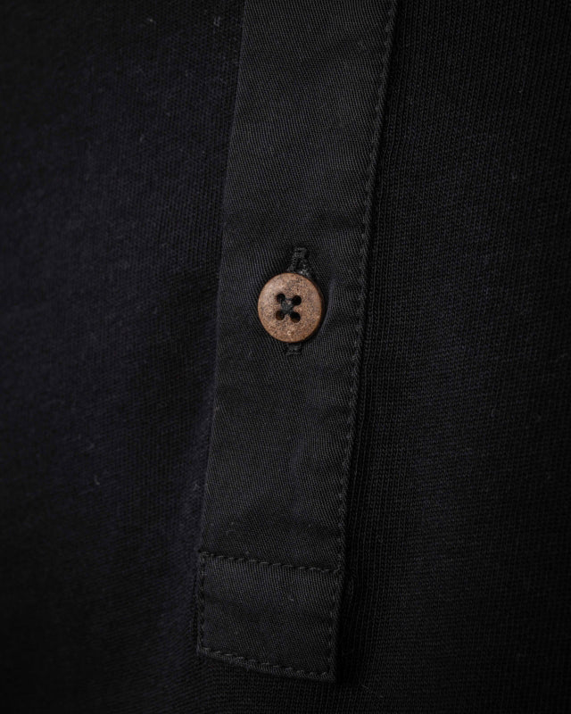 Pike Brothers S/S 1927 Henley Tee - Deep Black