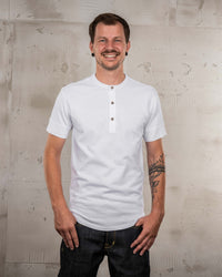 Pike Brothers S/S 1927 Henley Tee - Pure White | Pike Brothers T Shirts | JEANSTORE