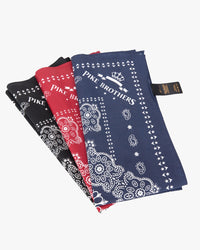 Pike Brothers 1947 Logo Bandana - Blue | Pike Brothers Bandanas | JEANSTORE