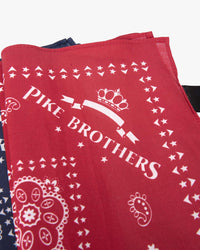Pike Brothers 1947 Logo Bandana - Red