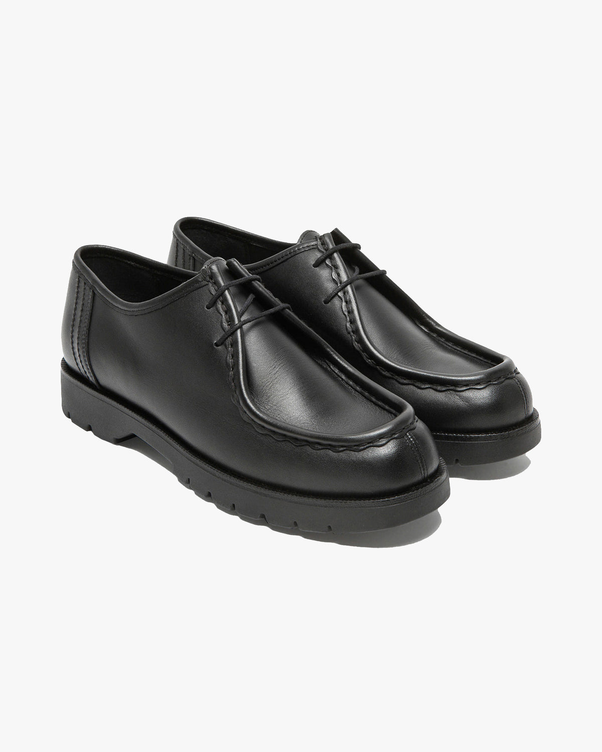 Kleman Padror Leather Tyrolean Shoe - Noir