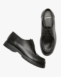 Kleman Padror Leather Tyrolean Shoe - Noir