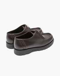 Kleman Padror Leather Tyrolean Shoe - Marron / Noir