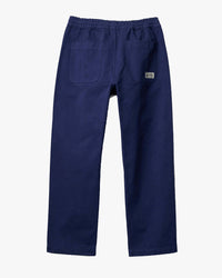 Merz b. Schwanen PANTS05 Workers Cotton Twill Drawstring Pants - Ink Blue | Merz b. Schwanen Chinos & Trousers | Jeanstore
