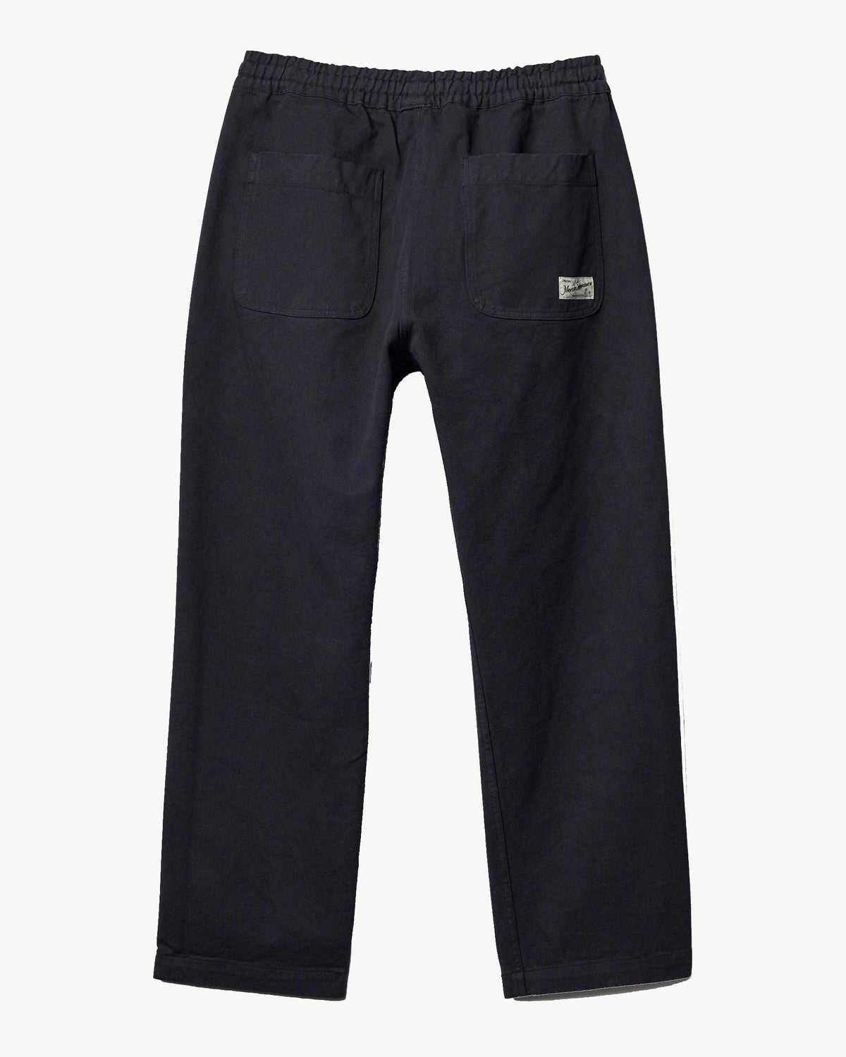 Merz b. Schwanen PANTS05 Workers Cotton Twill Drawstring Pants - Charcoal