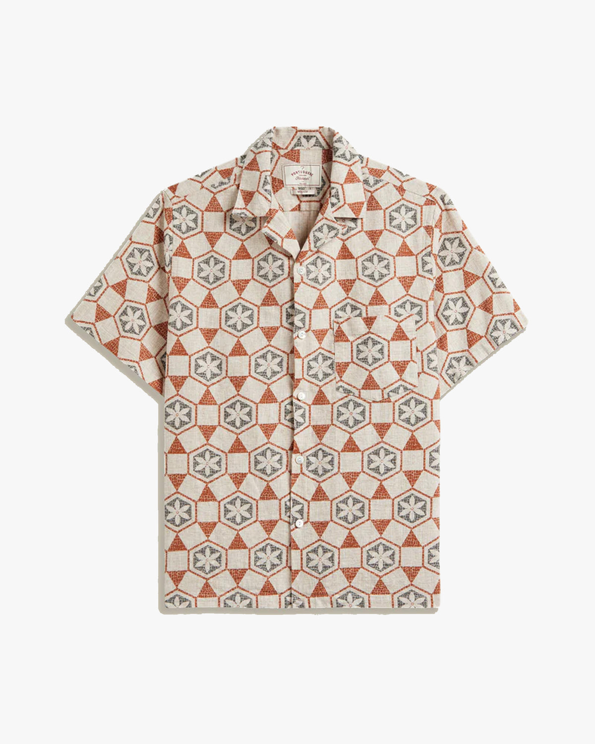 Portuguese Flannel Pavement Shirt - Ecru