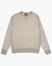 Wonder Looper Fleeced Foxfibre® Pullover Crew Neck - Heather Grey | Wonder Looper Sweaters & Knitwear | JEANSTORE