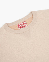 Wonder Looper Fleeced Foxfibre® Pullover Crew Neck - Oatmeal | Wonder Looper Sweaters & Knitwear | JEANSTORE