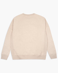 Wonder Looper Fleeced Foxfibre® Pullover Crew Neck - Oatmeal | Wonder Looper Sweaters & Knitwear | JEANSTORE